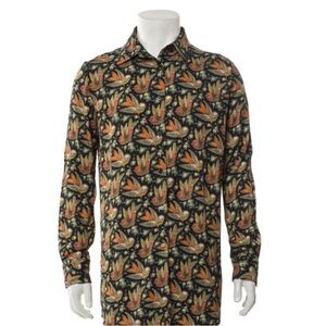 Etro Floral Mandarin Collar Shirt